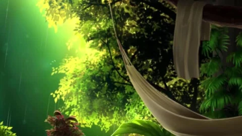 Live Phone Treehouse Summer Rain Wallpaper To iPhone And Android - Free Live Wallpaper