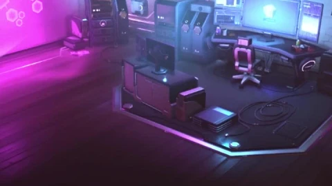 Live Phone Sombra Hideout Cyberpunk Wallpaper To iPhone And Android - Free Live Wallpaper