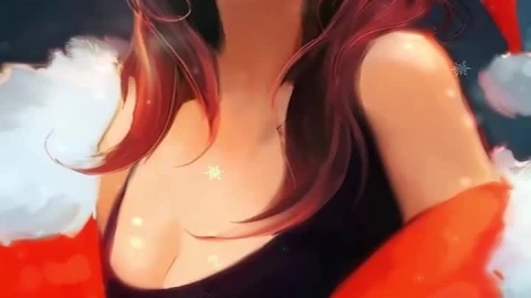 Live Cute Santa Girl Android  iPhone Wallpaper - Free Live Wallpaper