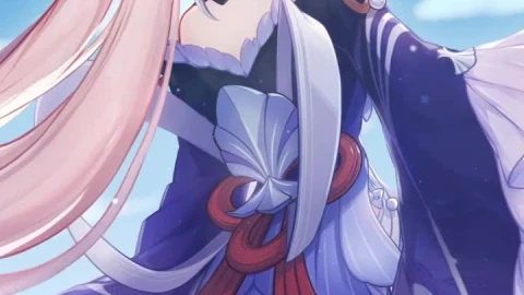 Game Sangonomiya Kokomi Genshin Impact Phone Wallpaper Anime Iphone And Android - Free Live Wallpaper