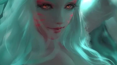 iPhone  Android Ahri Lol Cute Live Phone Wallpaper - Free Live Wallpaper
