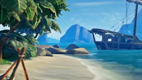 Beach Sea Of Thieves iphone lock screen wallpaper - Free Live Wallpaper