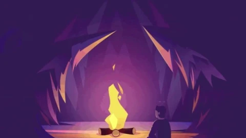 iPhone and Android Peaceful Campfire Live Phone Wallpaper - Free Live Wallpaper