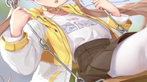 Girl On Swing Anime Iphone Wallpaper - Free Live Wallpaper