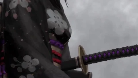 iPhone and Android Fantasy Katana Girl Live Phone Wallpaper - Free Live Wallpaper