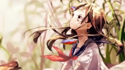 Live Phone Girl Inside Aquarium Anime Wallpaper For iPhone And Android - Free Live Wallpaper