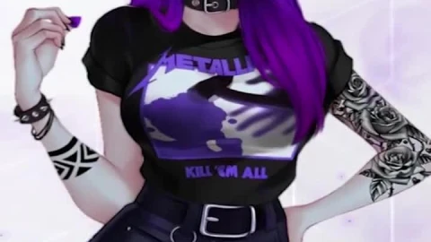 Live Metallica Girl Android  iPhone Wallpaper - Free Live Wallpaper