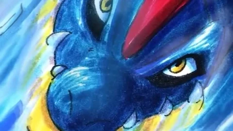 iPhone and Android Feraligatr Uses Waterfall Pokemon Phone Live Wallpaper - Free Live Wallpaper