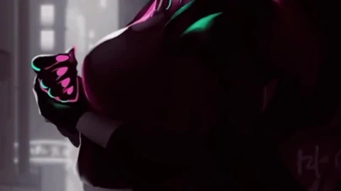 Cool Masked Girl Neon Phone Live Wallpaper - Free Live Wallpaper