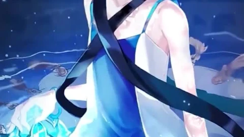 iPhone and Android Anime Girl Sitting In Water Mabinogi Phone Live Wallpaper - Free Live Wallpaper