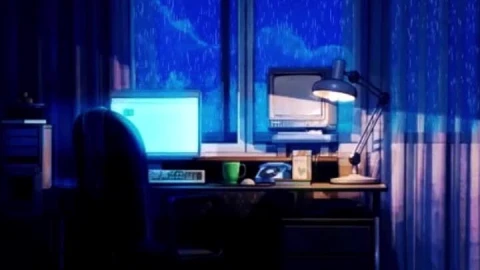 Live Phone Computer Rain Pixel Wallpaper To iPhone And Android - Free Live Wallpaper