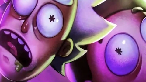 iPhone  Android Heads In Space Rick And Morty Phone Live Wallpaper - Free Live Wallpaper