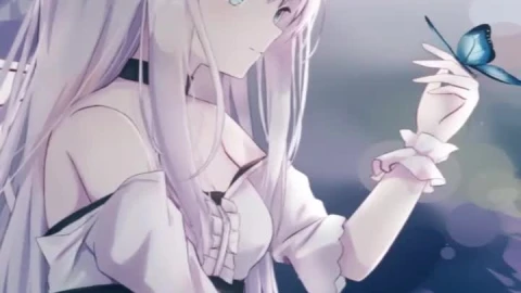Butterfly Girl Anime Iphone Wallpaper - Free Live Wallpaper