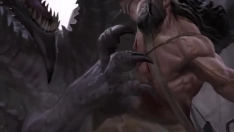 iPhone  Android Battle With Dragon Fantasy Phone Live Wallpaper - Free Live Wallpaper