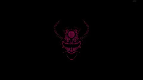 Android  iOS iphone Mobile Demon Mask Error Code Pixel Free Live Wallpaper - Free Live Wallpaper