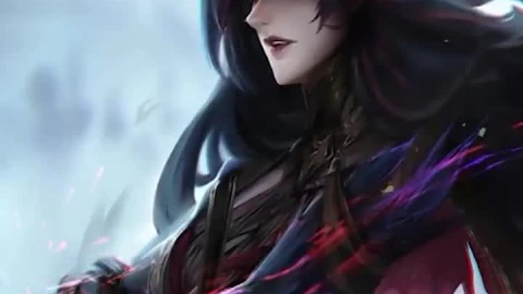 iPhone and Android Fantasy Witch Blood Crow Phone Live Wallpaper - Free Live Wallpaper