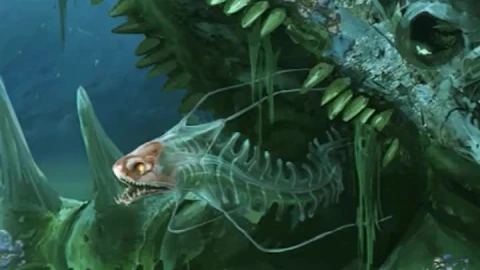 iPhone and Android Monster Bones Under The Sea Subnautica Fantasy Phone Live Wallpaper - Free Live Wallpaper