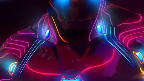 iPhone And Android Iron Man Avengers Infinity War Neon Phone Live Wallpaper - Free Live Wallpaper