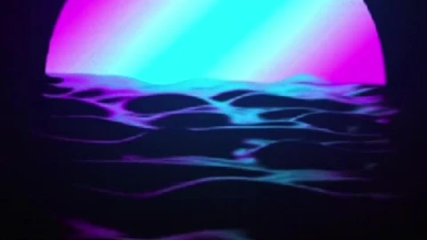 Live Phone Retro Waves Wallpaper To iPhone And Android - Free Live Wallpaper