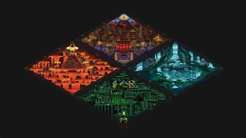 Android  Ios Iphone Hades Pixel Biomes Game Live Wallpaper - Free Live Wallpaper