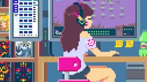 iPhone  Android DVa Pixel Art Free Phone Live Wallpaper - Free Live Wallpaper