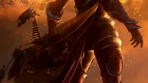 iPhone and Android Sylvanas Burning Teldrassil Wow Battle For Azeroth Phone Live Wallpaper - Free Live Wallpaper