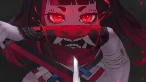 Android  iOS iphone Mobile Ninja Girl Warrior Free Live Wallpaper - Free Live Wallpaper