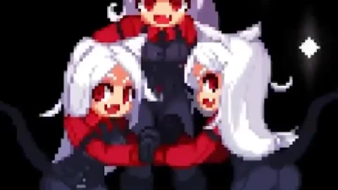 Android  iOS iphone Mobile Cerberus Helltaker Pixel Live Wallpaper - Free Live Wallpaper