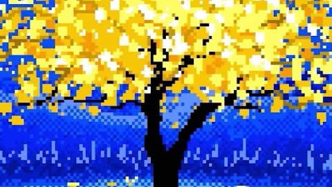 iPhone And Android Yellow Autumn Tree Leaf Fall Phone Live Wallpaper - Free Live Wallpaper