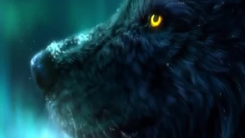 iPhone  Android Aurora Wolf Free Phone Live Wallpaper - Free Live Wallpaper