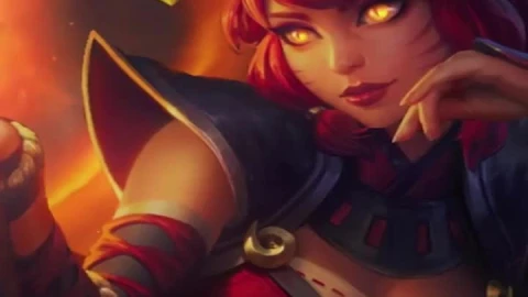 Ahri Fireball Lol For iPhone Wallpaper - Free Live Wallpaper