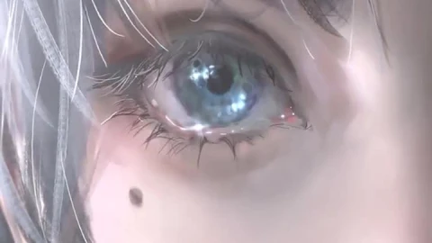 iPhone  Android Girl Blinking Eyes Phone Live Wallpaper - Free Live Wallpaper