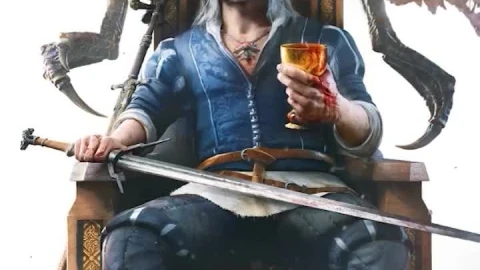 iPhone and Android Geralt Drinking Wine The Witcher 3 Wild Hunt Phone Live Wallpaper - Free Live Wallpaper