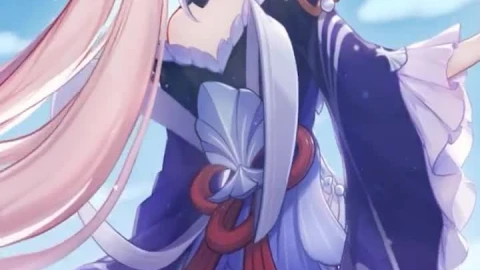 iPhone  Android Sangonomiya Kokomi Genshin Impact Phone Live Wallpaper - Free Live Wallpaper