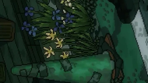 iPhone And Android Small Garden At Night Pixel Phone Live Wallpaper - Free Live Wallpaper