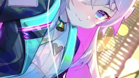 Android  iOS iphone Mobile Kagura Nana Neon City Virtual Youtuber Free Live Wallpaper - Free Live Wallpaper