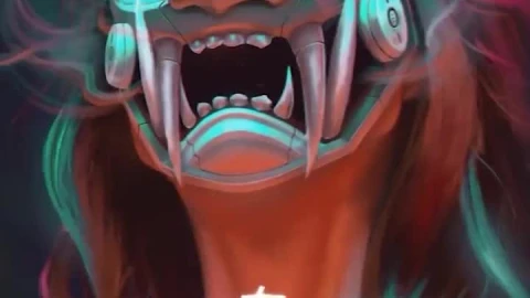 iPhone  Android Ghost 鬼 Artwork By Jari Melgen Animated By Flu Phone Live Wallpaper - Free Live Wallpaper