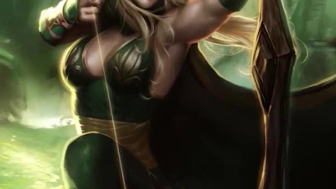 iPhone And Android Sherwood Forest Ashe League Of Legends Phone Live Wallpaper - Free Live Wallpaper