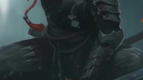 iPhone and Android Night Stalker Assassin Katana Phone Live Wallpaper - Free Live Wallpaper