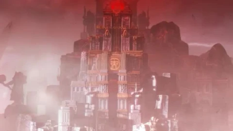 iPhone and Android Fantasy Castle Under Eclipse Phone Live Wallpaper - Free Live Wallpaper