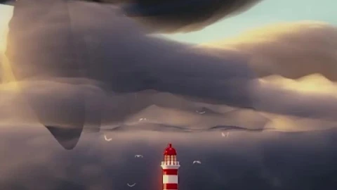 Android  iOS iphone Mobile Whale Flying In The Sky Free Live Wallpaper - Free Live Wallpaper
