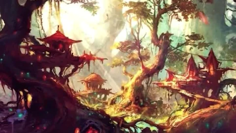 iPhone and Android Enchanted Forest Mystical World Phone Live Wallpaper - Free Live Wallpaper