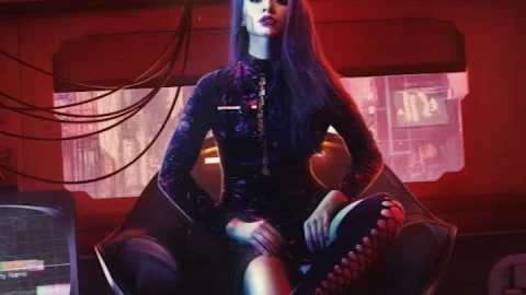 iPhone And Android Cyberpunk Girl Cyberpunk 2077 Game Phone Live Wallpaper - Free Live Wallpaper