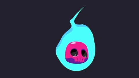 iPhone and Android Fiery Skull Live Phone Wallpaper - Free Live Wallpaper