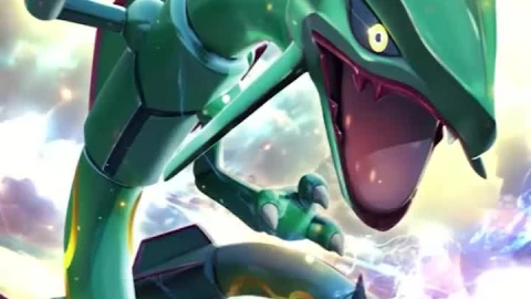 iPhone and Android Rayquaza Pokemon Phone Live Wallpaper - Free Live Wallpaper