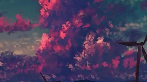 iPhone  Android Wind Turbines Evening Phone Live Wallpaper - Free Live Wallpaper