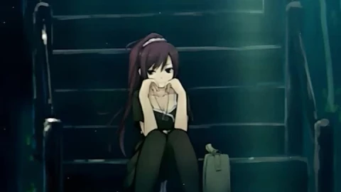 iPhone And Android Hitagi Senjougahara Bakemonogatari Landscape Phone Live Wallpaper - Free Live Wallpaper