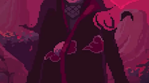 Pixel Itachi Uchiha Wallpaper of Anime - Free Live Wallpaper