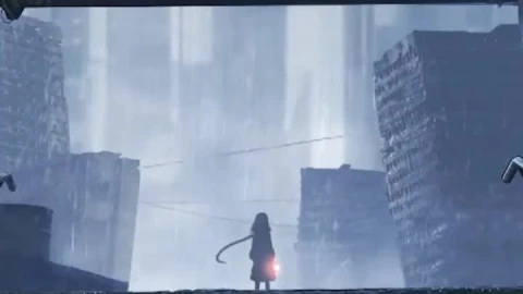 iPhone  Android Lonely Anime Girl In Ruined City Underground Phone Live Wallpaper - Free Live Wallpaper