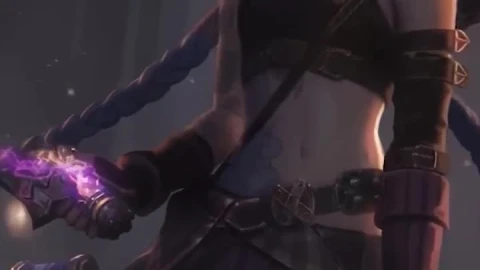 iPhone and Android Arcane Jinx League Of Legends Phone Live Wallpaper - Free Live Wallpaper